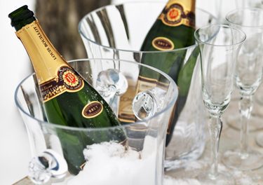 Sweden, Champagne in ice buckets