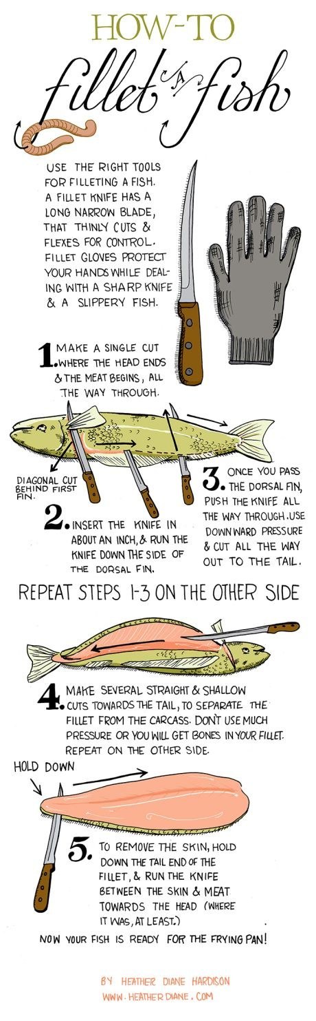 22. For filleting fish.