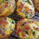 Spinach Swiss and Bacon Egg Muffins